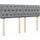 vidaXL Boxspringbett 140 x 200 cm Hellgrau
