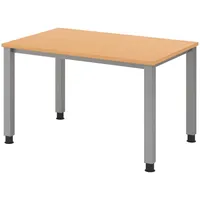Bümö Schreibtisch Buche, Nachbildung,Buche, Rechteckig, 120x74x80 cm, FSC Mix,