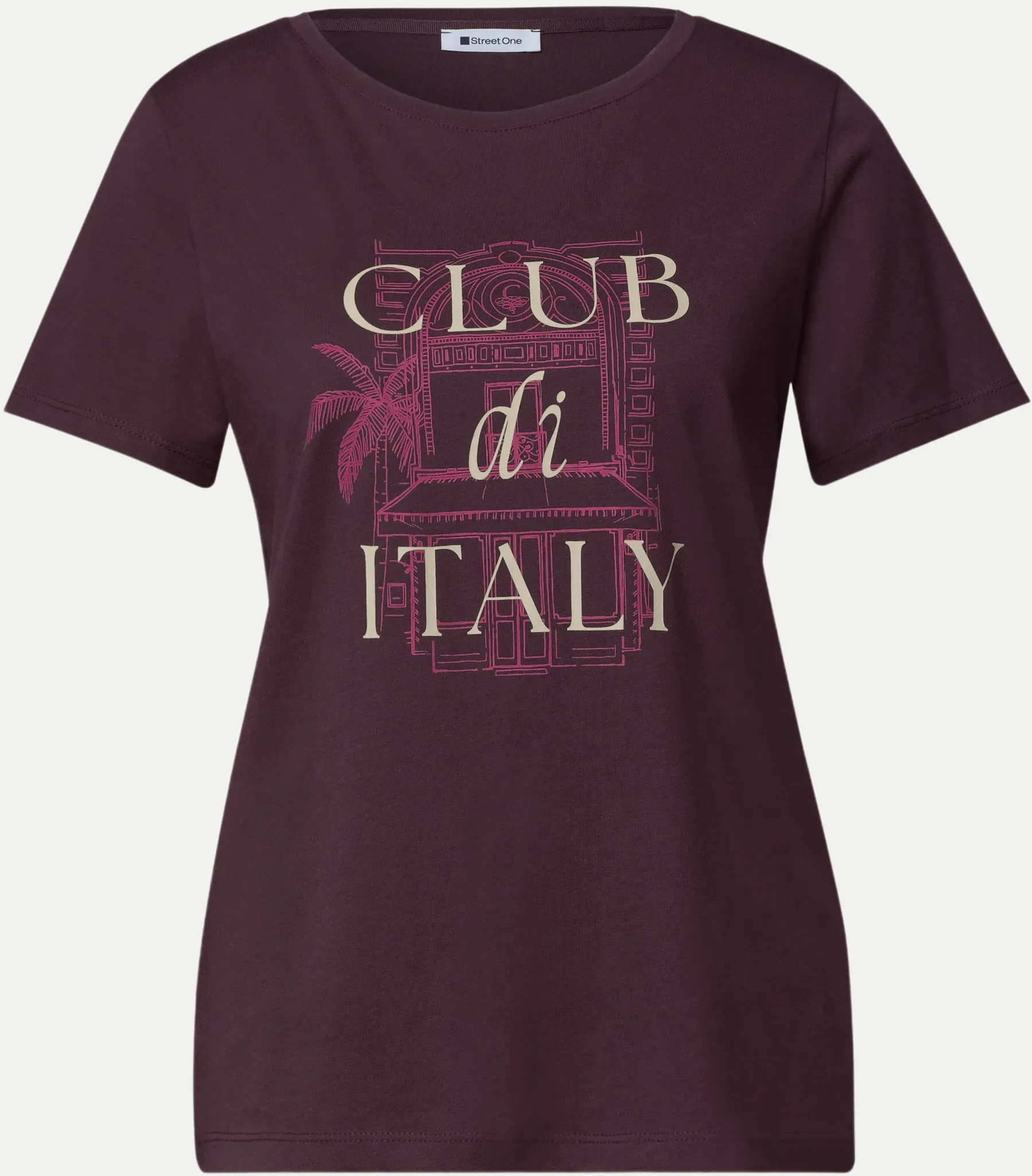 T-Shirt Club di Italy Violett 36