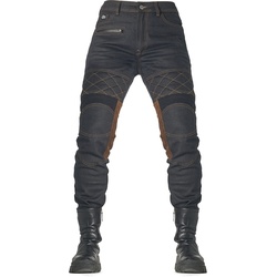 Fuel Sergeant 2 Gewachste Damen Motorrad Textilhose, blau, Größe XS