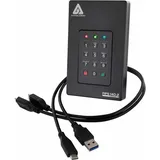 Apricorn Aegis Fortress L3 (1 TB), Externe Festplatte, Schwarz