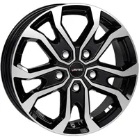 Autec Kiso 6,5 x 16 5 x 118 ET66 Schwarz poliert