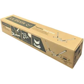 La Siesta Hängemattengestell Nautico Single Stahl Grau