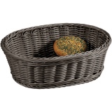 KESPER 19826 Brot- Obstkorb oval, 29,5 x 23 x 9,5 cm, grau