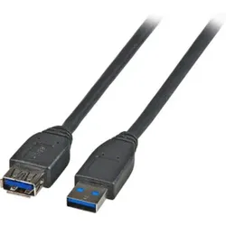 EFB-Elektronik USB-Verlängerung A-A 3,0m USB 3.0 schwarz K5237.3