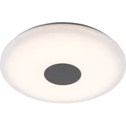 LED Decken Leuchte Dielen Lampe Beleuchtung Wohnraum Chrom Strahler, 1x LED 24 Watt 1680 Lumen 3000K warmweiß, 47,5x5,5cm, Wohnzimmer Schlafzimmer