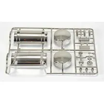 TAMIYA Ersatzteile Tank/Dachlampen Grand Hauler Silber 319115424