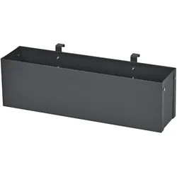 ML-Design Pflanzgefäß Blumenkasten Blumentopf Hängend Blumenkorb Stahl Zaun