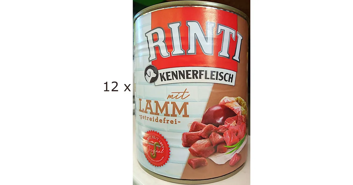 Rinti Kennerfleisch Lamm 12 x 800 g (Juni 2026 Preise) | Preisvergleich bei  billiger.de