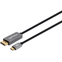 Manhattan 354844 Adapterkabel 8K@60Hz USB-CTM auf DisplayPort 1.4 2m