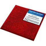 WohnDirect Badematte PARIS in Rot | Gr.: 45 x 45 cm