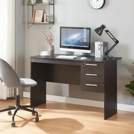 [en.casa] Schreibtisch Ragunda Dunkelbraun