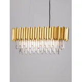 Nova Luce Magnolia 5-flg. 60 cm oval Chrom