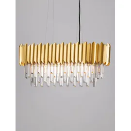 Nova Luce Magnolia 5-flg. 60 cm oval Chrom