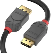 Lindy DisplayPort Kabel 1,00 m Schwarz/Grau