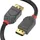 Lindy DisplayPort Kabel 1,00 m Schwarz/Grau