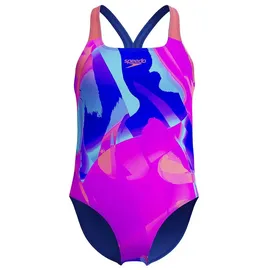 Speedo Digital Allover Powerback Badeanzug Cobalt Pop 15-16 Jahre