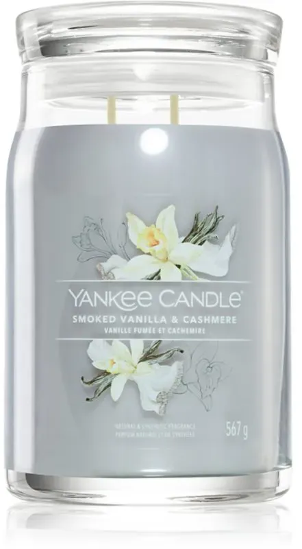 Yankee Candle Smoked Vanilla & Cashmere Duftkerze Signature 567 g