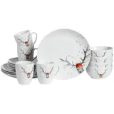 CreaTable Kombiservice Hirsch 16 Stück)