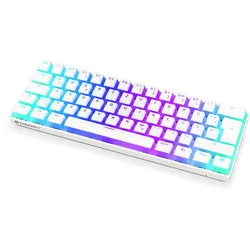 ENDORFY Keyboard Thock Compact Wireless, Tastatur, DE-Layout, Weiß, Kabellos, Beleuchtet