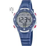 Calypso K5801/5 35 mm Kunststoffgehäuse Blau Silikonarmband Blau
