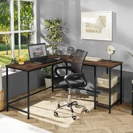 Tectake tectake® Schreibtisch Hamilton 138 x 138 x 75,5 cm