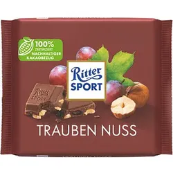 Ritter SPORT TRAUBEN NUSS Schokolade 100,0 g