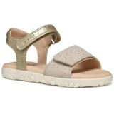 GEOX Haiti Girl Sandal Lt Gold 24