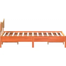 vidaXL Massivholzbett 180 x 200 cm Braun