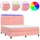 vidaXL Boxspringbett 180 x 200 cm Rosa