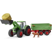 Schleich Farm World Traktor mit Anhänger 42379
