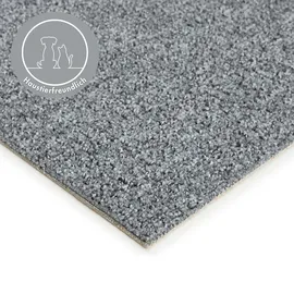 Andiamo Teppichboden ANDIAMO "Luton, Feinschlinge, Gesamthöhe 6 mm, Luxusklasse LC1", grau, B:400cm L:300cm, Kunstfaser, Teppiche, meliert, Breite 400 cm oder 500 cm, strapazierfähig & pflegeleicht