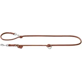 Hunter Verstellbare Führleine Round & Soft München cognac
