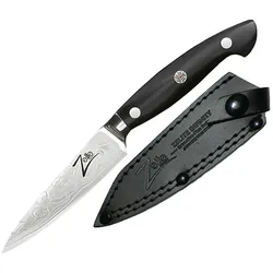 Executive-Plus Serie 4,25` Schälmesser 61 HRC Edelstahl Schwarz