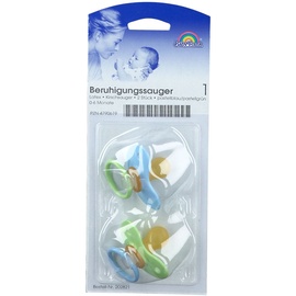 Baby Frank Kirschform Latex 0-6 Monate 2 Stk. pastellblau-pastellgrün