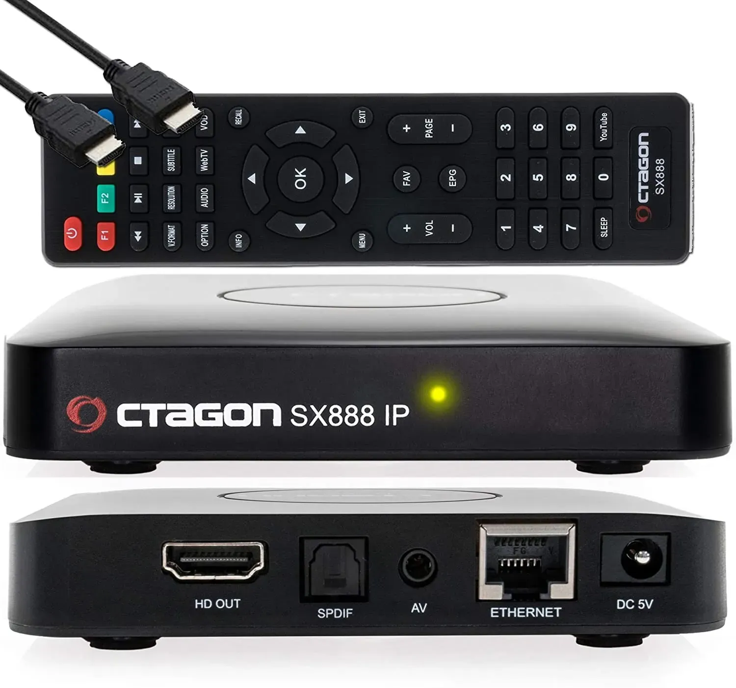 OCTAGON SX888 IP H.265 HEVC IPTV Set-Top Box Stalker Xtream M3U