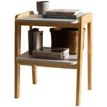 JV Möbel Bücherschrank Standregal 60 x 74 x 60 cm Beige