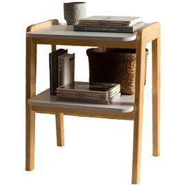 JV Möbel Bücherschrank Standregal 60 x 74 x 60 cm Beige