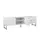 CaliCosy Bretagne Lowboard 179 x 60,5 x 40,5 cm Weiß Kunststoff/Metall/Spanplatte/Holzwerkstoff