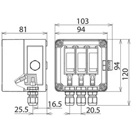 Dehn DEHNcube DCU 2 YPV 1100 2M 1S (900921)