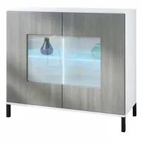 Vladon Kommode, Anthrazit, 92.5x83.5x35 cm, Wohnzimmer, Kommoden & Sideboards,