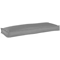 VidaXL Palettensitzkissen für die Bank Grau 110x40x8 cm Oxford-Stoff