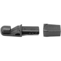 Bach Equipment Bach Cord-hook-zip-clip-web black (0001) 8mm,