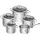 Zwilling Essence Topf-Set 5-tlg. 3 x Kochtopf + Bratentopf + Stielkasserolle