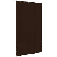 vidaXL Balkon-Sichtschutz Braun 160x240 cm Oxford-Gewebe