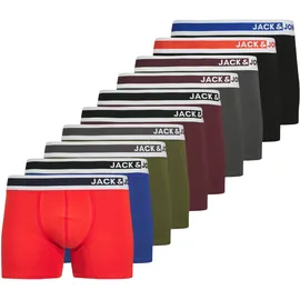 JACK & JONES 10er-pack Trunks in Aurora Red | Gr.: M