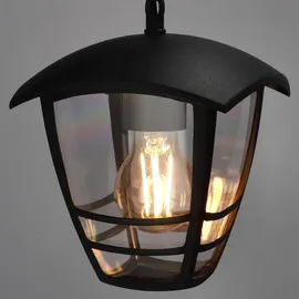 EDO Gartenlampe Hängelampe IMMA C schwarz Kette 0,5m IP44 EDO777383 EDO Garden Line - Schwarz