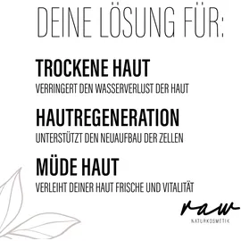 raw naturkosmetik raw Gesichtsöl Sesam 30 ml