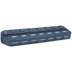 USB-Hub 2.0 1:7 schwarz