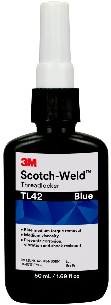 3M Scotch-Weld Anaerober Klebstoff zur Schraubensicherung TL42, 50 ml